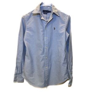 Polo by Ralph Lauren Blue Striped Women’s Shirt